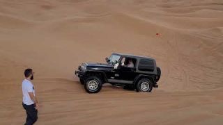 Dune bashing at Al Badaya, UAE